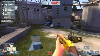 (TF2 lobbies) Shooting a pyro in the face on pro_viaduct