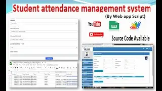 How to make Student Attendance Management System II Google Form Capture Location Automatically