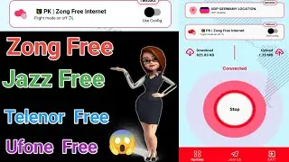 Free VPN | Free Internet Trick 2025 | Zong / Jazz / Ufone | Face Time Shabbir