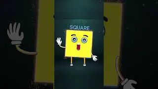I am a Square song | Shape song #shorts
