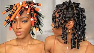5 Tips for the Perfect Flexi Rod Set on Natural Hair | Prom & Wedding Hairstyle