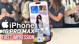 iPhone 16 Pro Max First Impression🔥