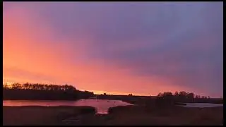 Рассвет перед дождливым днём