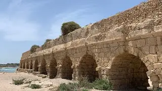 Haifa, Roman aqueducts, the Mediterranean Sea, and ceasarea national park