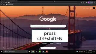 How to open incognito mode in your laptop | Chrome | Google