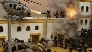 NAVY SEALS vs REBELLES : Les forces spéciales à la guerre ! Stop motion Playmobil !