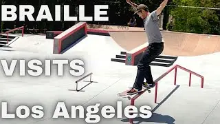 Skateboarding With Braille in Los Angeles