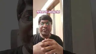 Python vs JavaScript #developer #pyhton #javascript #shorts