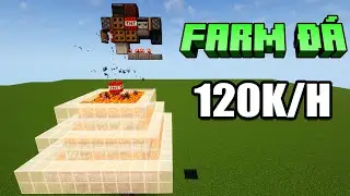 Cách Làm Farm Đá Cuội Siêu Công Nghiệp trong Minecraft