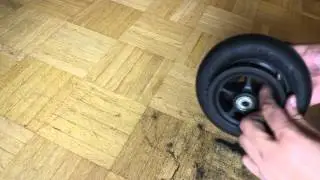 How to change the tire of the E-micro ONE (6 inch tire)