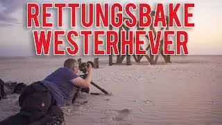 Sonnenuntergang fotografieren auf der Sandbank - Komme ich lebend zurück ? ;-)