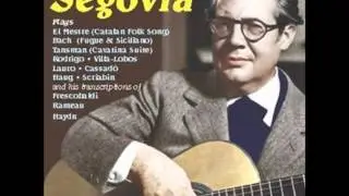 Raro.Andrés Segovia interpreta el vals nº3 