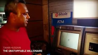 Bitcoin ATM Machine at Makati Philippines With The Unstoppable Millionaire Tahir Hussain