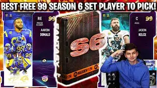 THE BEST FREE 99 OVERALL SEASON 6 TOKEN SET PLAYER TO PICK IN MADDEN 24!