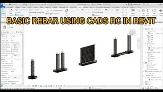 Basic Rebar using CADS RC in Revit.
