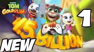 Talking Tom Gold Run Gameplay Walkthrough Part 1! Tom's Home