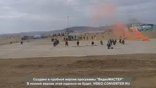 Показуха на открытий  танкового биатлона Бурятия