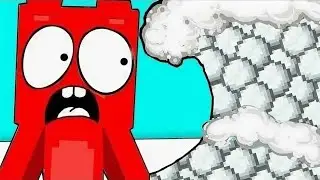 ЖЕЛЕЙНЫЙ МИШКА ПРОТИВ ЦУНАМИ ИЗ СНЕГА В МАЙНКРАФТ ~ ИСПЫТАНИЯ МУЛЬТИК MINECRAFT ! МЕДВЕДЬ НУБ