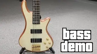 Schecter Stiletto Custom 5 Bass Demo