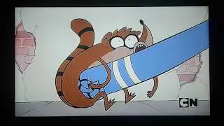 Mordecai Punches Rigby's Stomach 😂