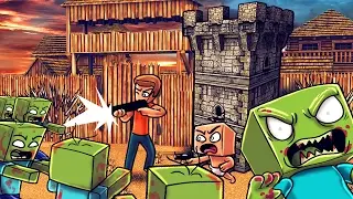 Minecraft | Who's Your Daddy? Zombie Horde Attacks Bunker! (BABIES LAST STAND)