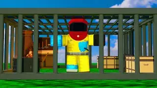 Living in a SEE THROUGH base in ROBLOX RUST!