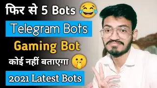 Top 5 Telegram Bots 2023 | Top 5 useful bots for telegram | Telegram gaming Bot | Telegram Bot