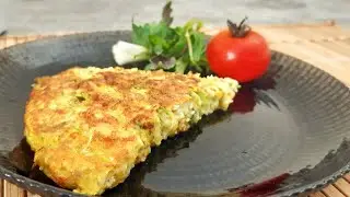 Zucchini fritters | easy dinner with zucchini | vegetable snack |healthy snack