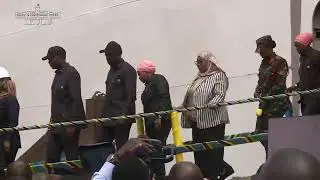 MHE. RAIS SAMIA AKIKAGUA MELI MPYA YA MV MWANZA (HAPA KAZI TU) KATIKA BANDARI YA MKOA WA  MWANZA