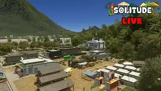 Creating a Budget Spa Hotel and Farmer's Market in Cities Skylines LIVE! | Solitude