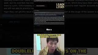 T1 has been getting DDOSED in Practice - Doublelift