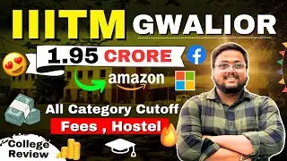 IIIT Gwalior College Review 2024 🤩| Cutoff,Placements,Fees,Hostel,Ranking,Pros,Cons | IIITM Gwalior