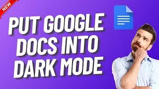 How to Put Google Docs Into Dark Mode (FASTEST WAY)