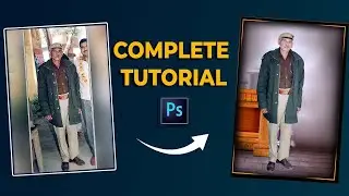 Photo Manipulation In Photoshop | Photoshop Tutorial | Old to New Photo Editing #photoediting