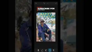 Birthday Pic Editing || Birthday Pic Editing In 20 Second || Picsart Editing || Np Creation |