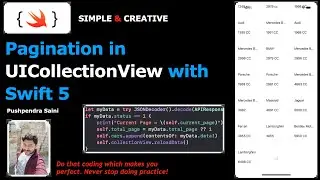Pagination in UICollectionView with Swift 5