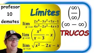 Calculating LIMITS 🔝 when x tends to Infinity 🔥 Indeterminate forms [with roots] 1st and 2nd year...