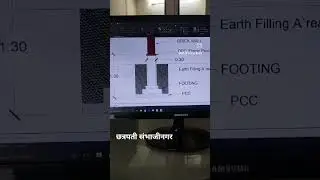 Footing RCC foundation in AutoCad CENTER LINE PLAN #cadinstitute #bperfectclases #viral