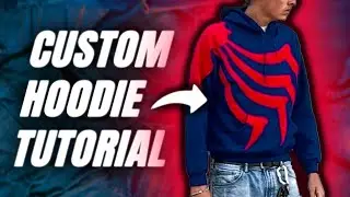 how to sew a CUSTOM HOODIE (for beginners!!!)