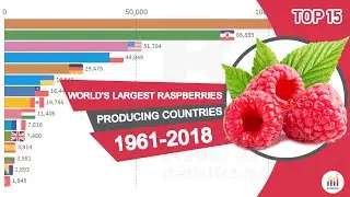 World's Largest Raspberries Producing Countries 1961-2018