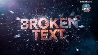 DaVinci Resolve: Broken Text