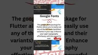How to Easily Access 977 Google Fonts in Flutter 