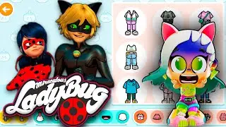 Miraculous LadyBug TOCA BOCA + HABITACIÓN de Marinette 🦄🦋Toca Life World👩‍❤️‍👨👍 Toca Mia
