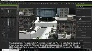Iclone 7 free props download. Complete Polygon City. Bonus pack for Maya and 3ds max