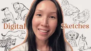 Studio Vlog 004: Daily animal sketch routine