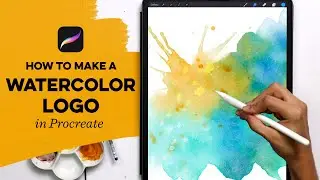 How to Make a Watercolor Logo in Procreate