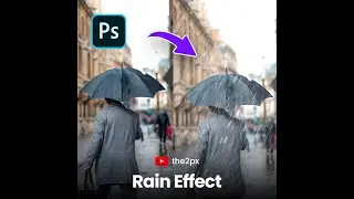 Rain Effect in Adobe Photoshop by the2px