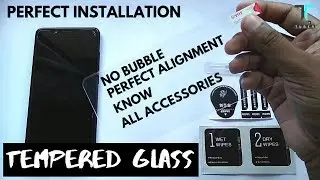 Tempered Glass Perfect Installation | DIY | With All Accesories