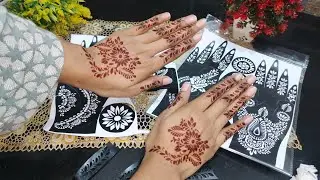 mehandi design sticker | Mehandi Stickers kesa lagayen?Price | Mehandi stickers