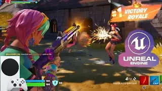 Fortnite Chapter 4 Xbox Series S Gameplay - Unreal Engine 5